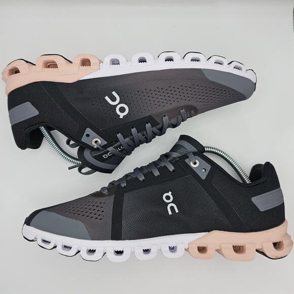 On Running Cloudflow Rock Rose Womens 9.5 Wide D Running Shoes Sneakers - Picture 7 of 11